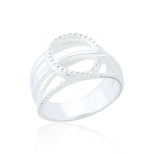 Ziva Loop Ring - Silver