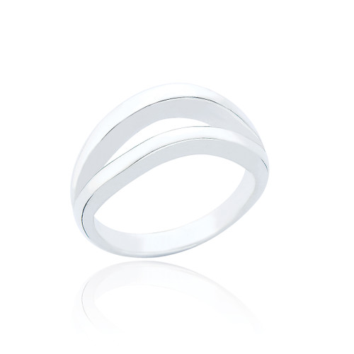 Caia Open Wave Ring - Silver