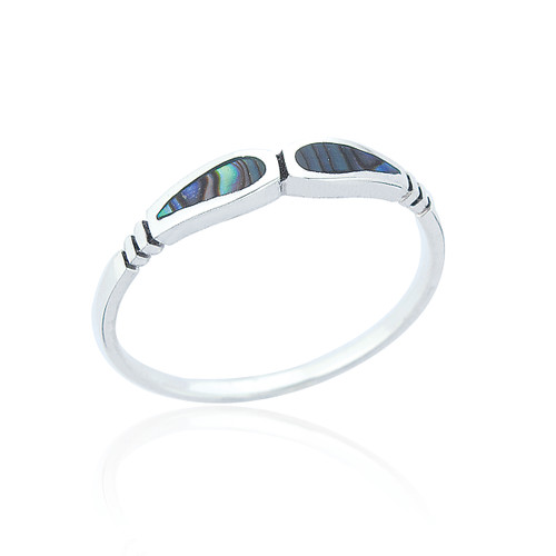 Zaha Duo Ring - Abalone
