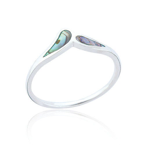 Zaha Bypass Ring - Abalone