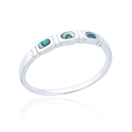 Zaha Band Ring - Abalone