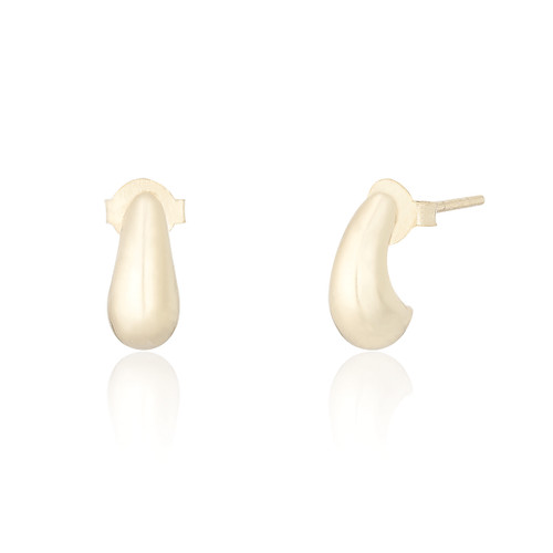 Vada Mini Droplet Earrings - Gold