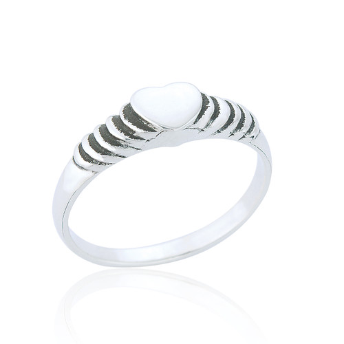 Branwen Heart Ring - Silver