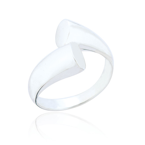 Nya Bypass Statement Ring - Silver
