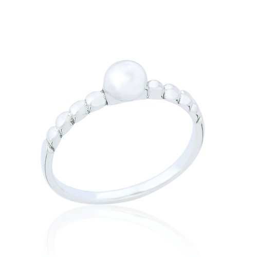 Nya Ball Ring - Silver