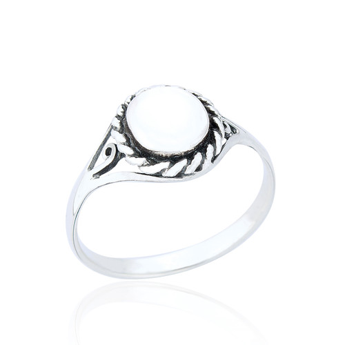 Nya Oval Ring - Silver