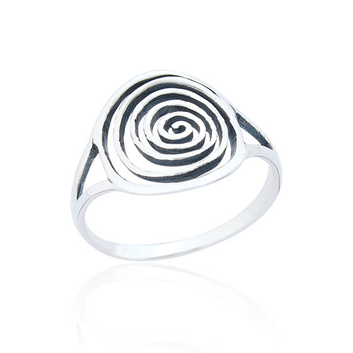 Romilly Spiral Ring - Silver