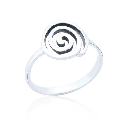 Romilly Swirl Ring - Silver