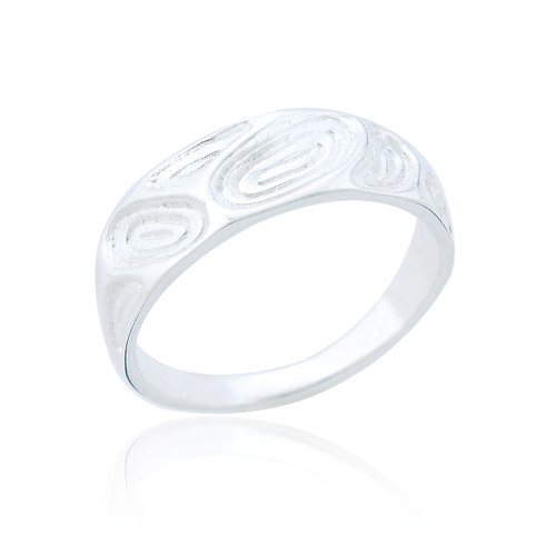Luma Pattern Ring - Silver