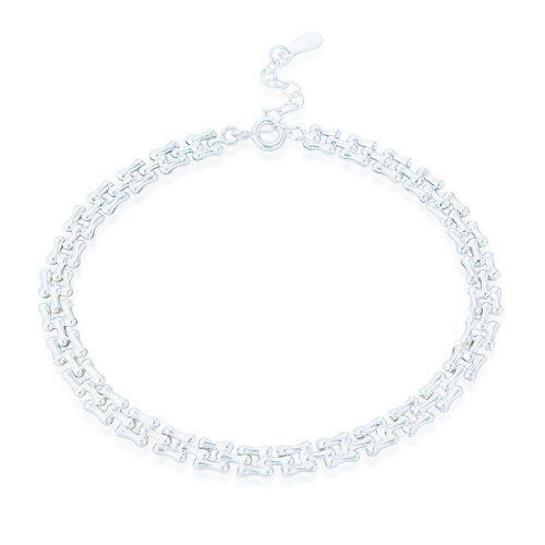 Morgana Panther Link Bracelet - Silver