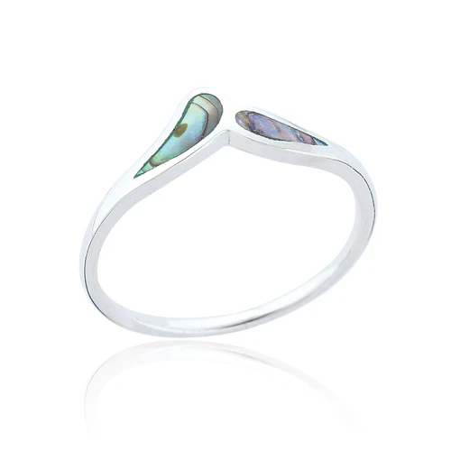 Zaha Bypass Ring - Abalone