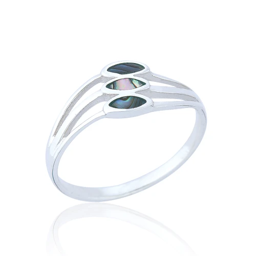 Tegan Waterfall Ring - Abalone