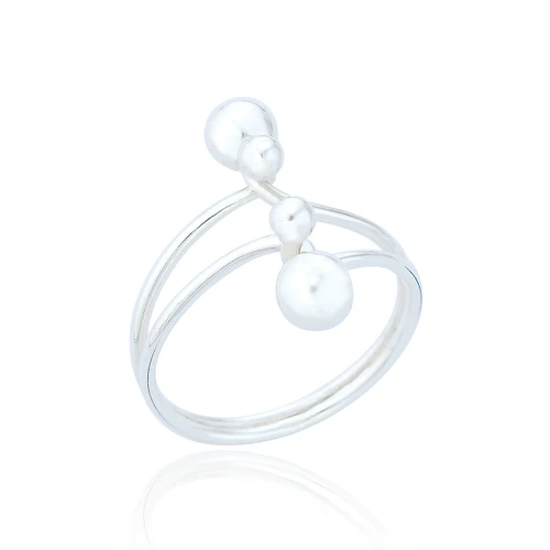 Solana Four Ball Ring - Silver