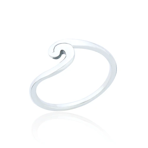 Aria Swirl Ring - Silver
