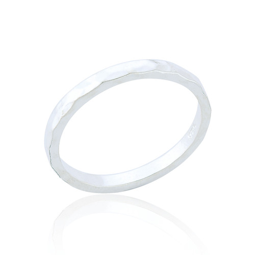 Beth Hammered Band Ring