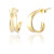 Angelie Hoope Earrings - Gold