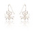 Bella Bee Drop Earrings - Silver
