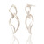 Petra Drop Earrings - Silver