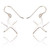 Miriam Drop Earrings - Silver