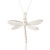 Davina Dragonfly Pendant - Silver