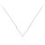 Vana V-Shaped Necklace - Silver