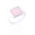 Liga Square Rose Quartz Ring - Silver
