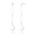 Seraphine Pearl Drop Earrings - Silver