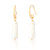 Ilsa Pearl Drop Earrings - Gold