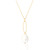 Seraphine Pearl Drop Pendant & Chain - Gold
