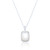 Sloan Mother of Pearl Pendant & Chain - Silver