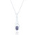 Emer Celtic Pendant & Chain - Amethyst C.Z