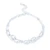 Bethany Oval Bead Bracelet - Silver