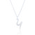 Amara Twist Pendant & Chain - Silver