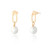 Avis Pearl Drop Earrings - Gold
