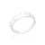 Byblos Slim Crushed Ring - Silver