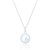 Azul Ball Pendant & Chain - Silver