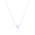 Beata Heart Pendant Necklace - White Opal