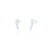 Pueblo C.Z Star Stud Earrings - Silver