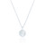 Petit Concave Pendant & Chain - Silver