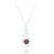 Nuala Celtic Pendant & Chain - Ruby C.Z