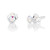 3mm Round White Stud (5 PAIR PACK)