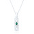 Peggy Celtic Drop Pendant - Emerald