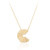 Akari Fan Pendant & Chain - Gold