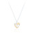 Himari Heart Pendant & Chain - Mixed Metal