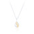 Himari Teardrop Pendant & Chain - Mixed Metal