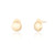 Lior Convex Stud Earrings - Gold