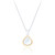 Sevilla Mother of Pearl Teardrop Pendant & Chain Ð Mixed Metal