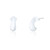 Vada Mini Droplet Earrings - Silver