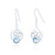 Murron Celtic Drop Earrings - Aquamarine C.Z