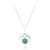 Murron Celtic Pendant & Chain - Emerald C.Z